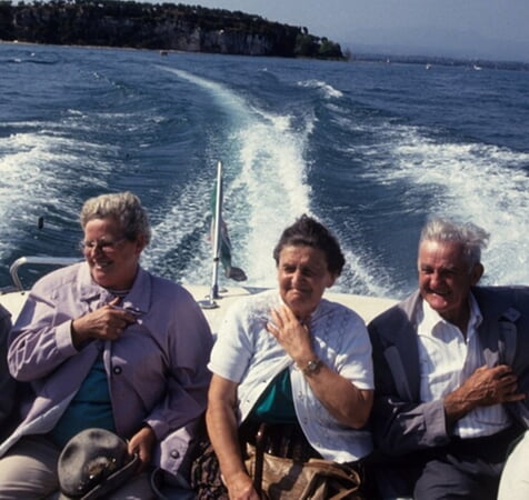 Speed-Boot auf dem Gardasee 1994