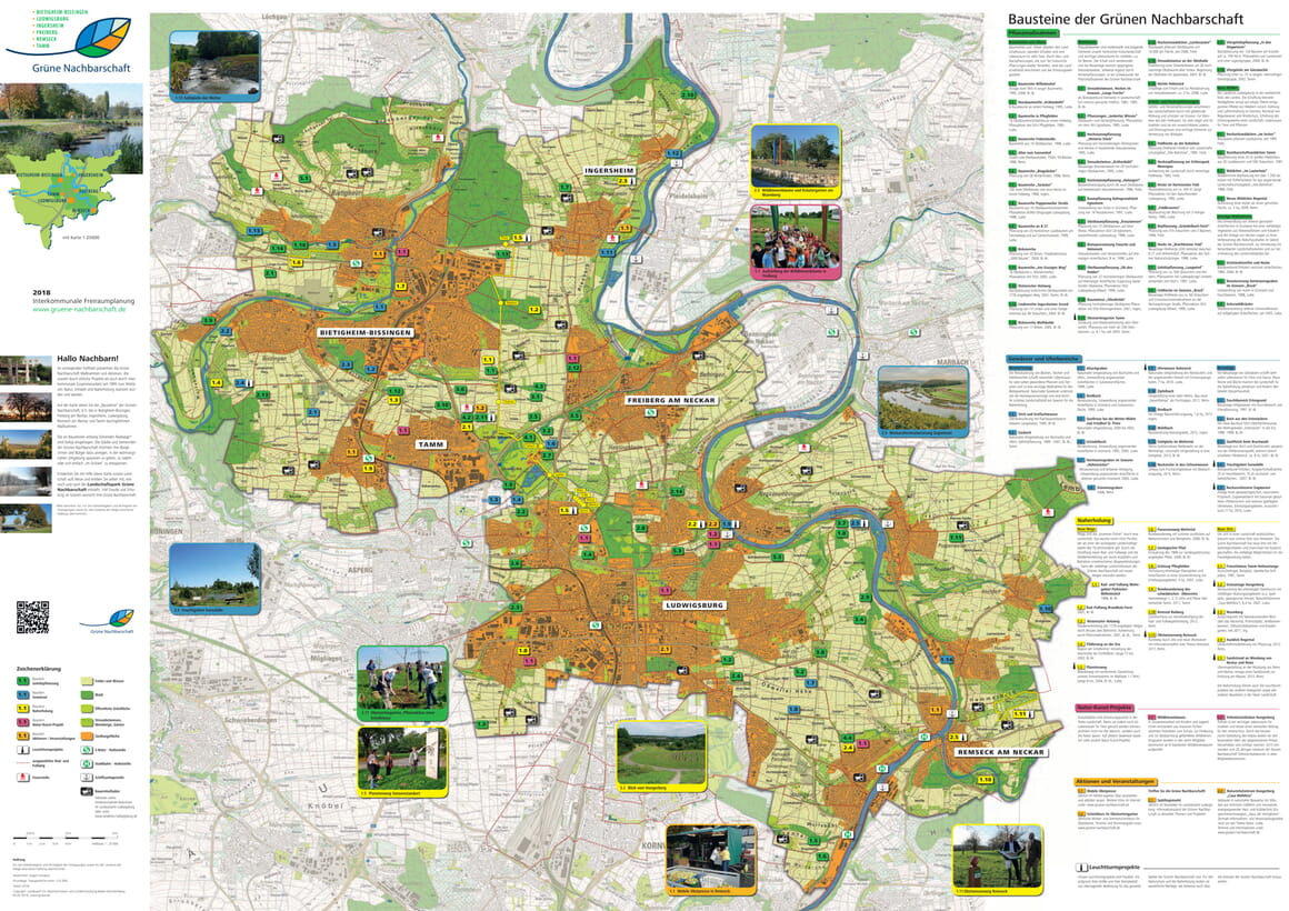 Faltplan Grüne Nachbarschaft zum Download