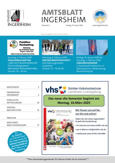 Amtsblatt KW 05 2025