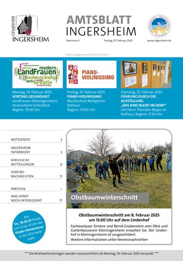 Amtsblatt KW 06 2025