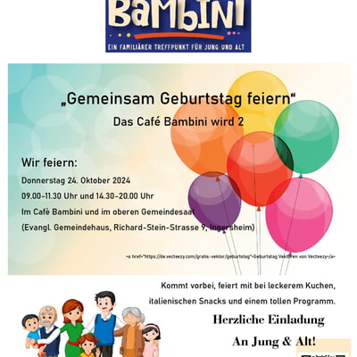 Das Café Bambini wird 2! 