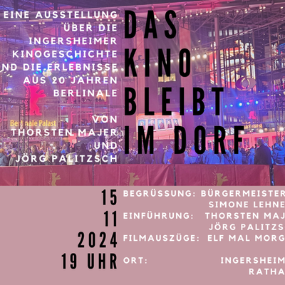 Ausstellungseröffnung "Das Kino bleibt im Dorf" 