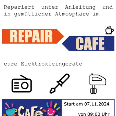 Repair Café - Reparieren statt wegwerfen 