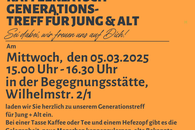 Kaffeeklatsch Generationstreff für Jung + Alt